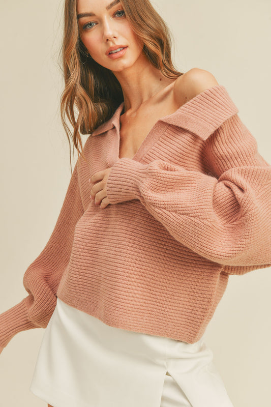 Viv Off Shoulder Sweater